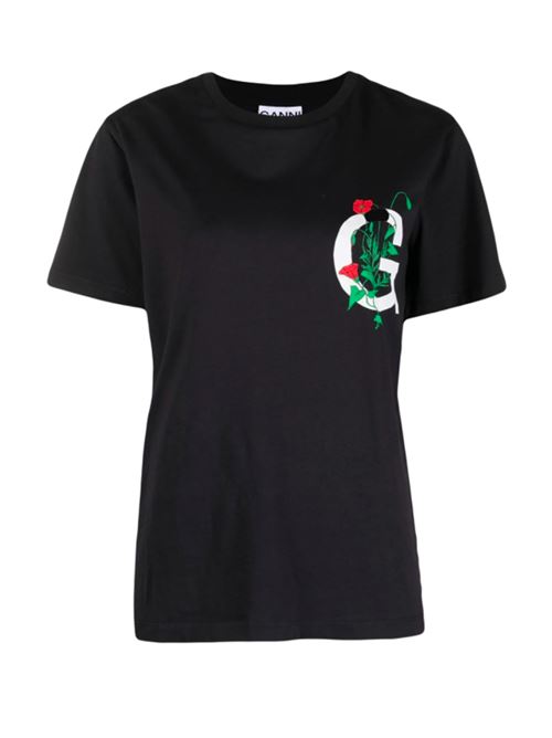 T-shirt con logo G GANNI | T2780252