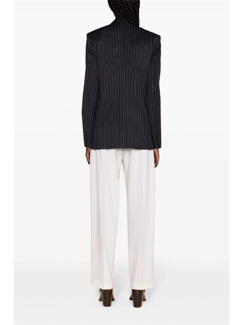 Pinstriped single-breasted jacket MSGM | 3641MDG2324711789