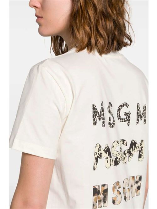 T-shirt with logo MSGM | 3641MDM10824700202