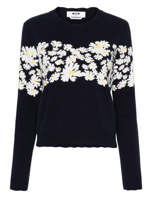 Daisy print sweater MSGM | 3641MDM20624727989