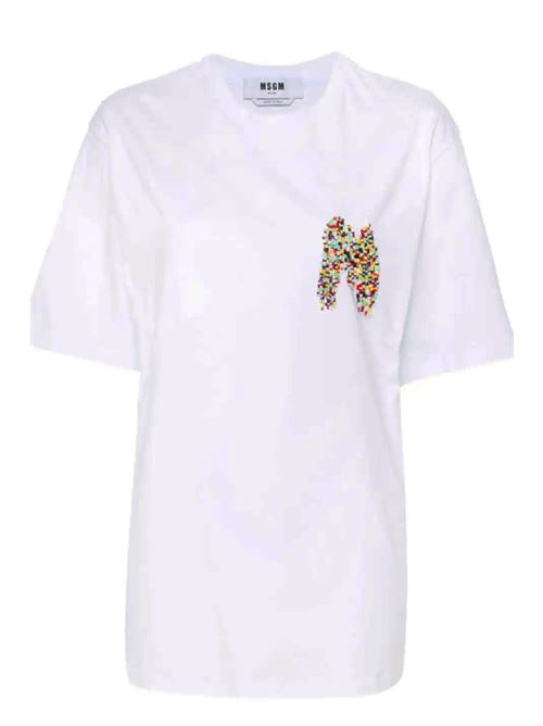 T-shirt with logo MSGM | 3642MDM10324700201