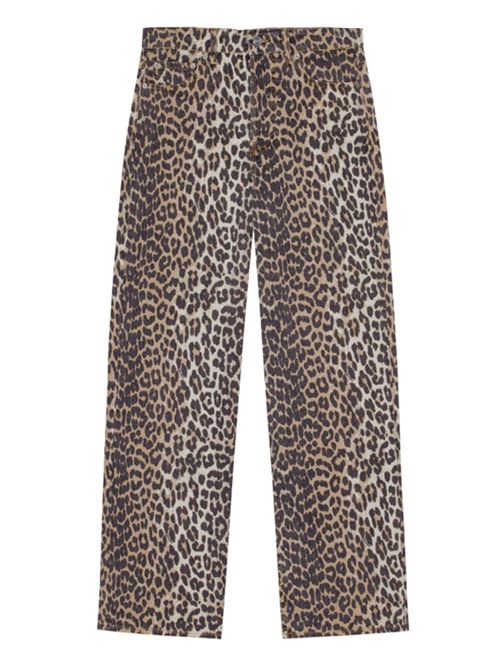 Jeans leopardato GANNI | J1527943