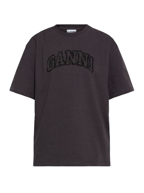 T-shirt con logo GANNI | T4095252