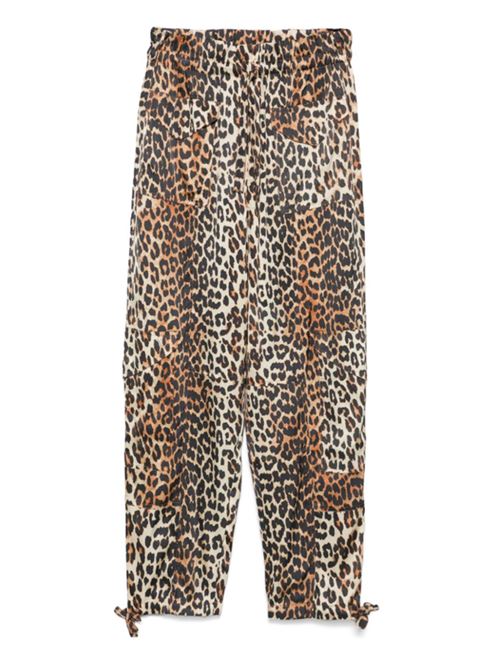 Pantaloni stampa leopardata GANNI | W0324943