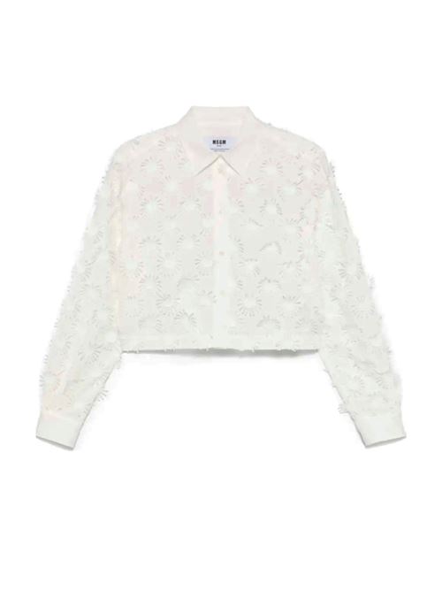 Shirt with embroidery MSGM | 3841MDE1325712101