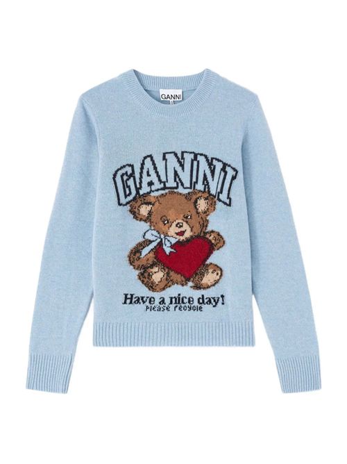 Maglia con logo GANNI | A1070047646